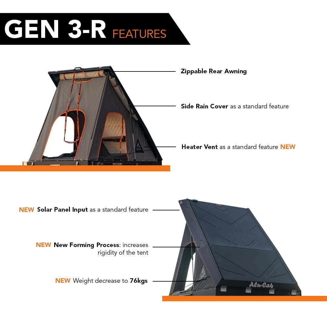 Alu-Cab - GEN 3-R HARD SHELL ROOFTOP TENT