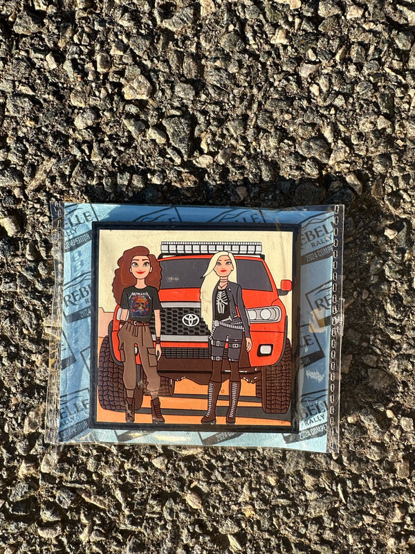 Jillian &amp; Kathryn&#39;s Avatar PVC Patch - Rebelle Rally 2024