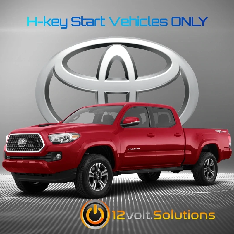 12 Volt Solutions - 2016-2023 Toyota Tacoma Plug And Play Remote Start Kit (H-Key)