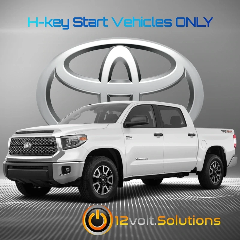 12 Volt Solutions - 2018-2019 Toyota Tundra Plug &amp; Play Remote Start Kit (H-Key)