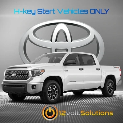 12 Volt Solutions - 2018-2019 Toyota Tundra Plug &amp; Play Remote Start Kit (H-Key)