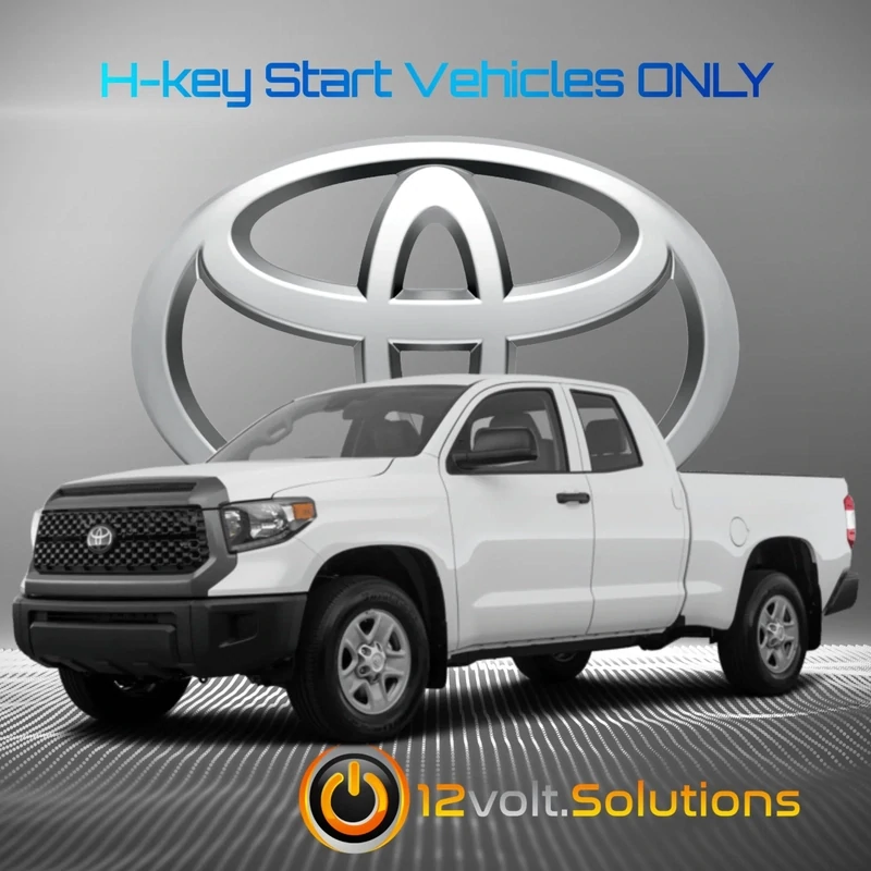 12 Volt Solutions - 2020-2021 Toyota Tundra Plug And Play Remote Start Kit (H-Key)