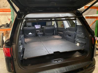 Goose Gear - Toyota - Sequoia - 2023-Present - 3rd Gen - Explore Series - Seat Delete Plate System - Stealth Sleep Package