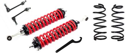 Freedom Off-Road - 2.5-5&quot; Adjustable Coilovers / 3&quot; Rear Lift Springs - 03-24 4Runner/GX/FJ