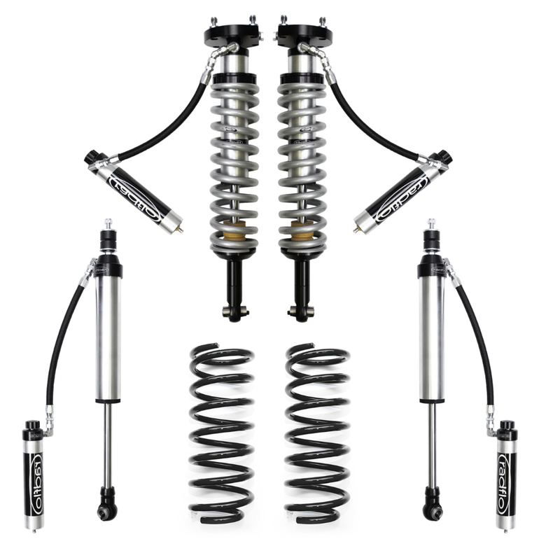 Radflo Suspension 2.5 Diameter IFP 0-3&quot; Lift Kit - Toyota Tacoma 2024+