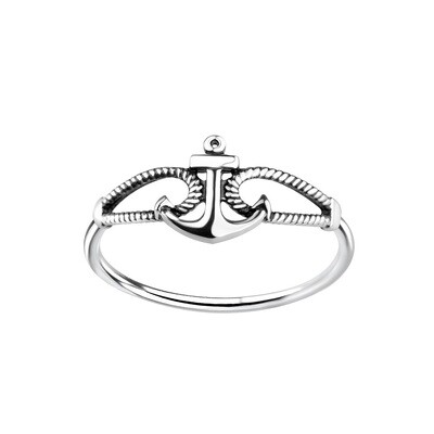 Silver Anchor Ring
