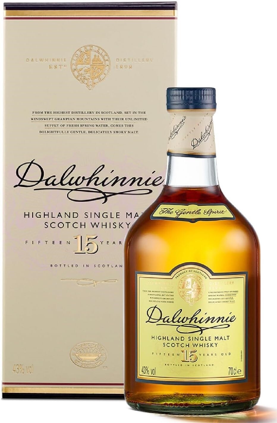 WHISKY DALWHINNIE 15 ANNI CL 70