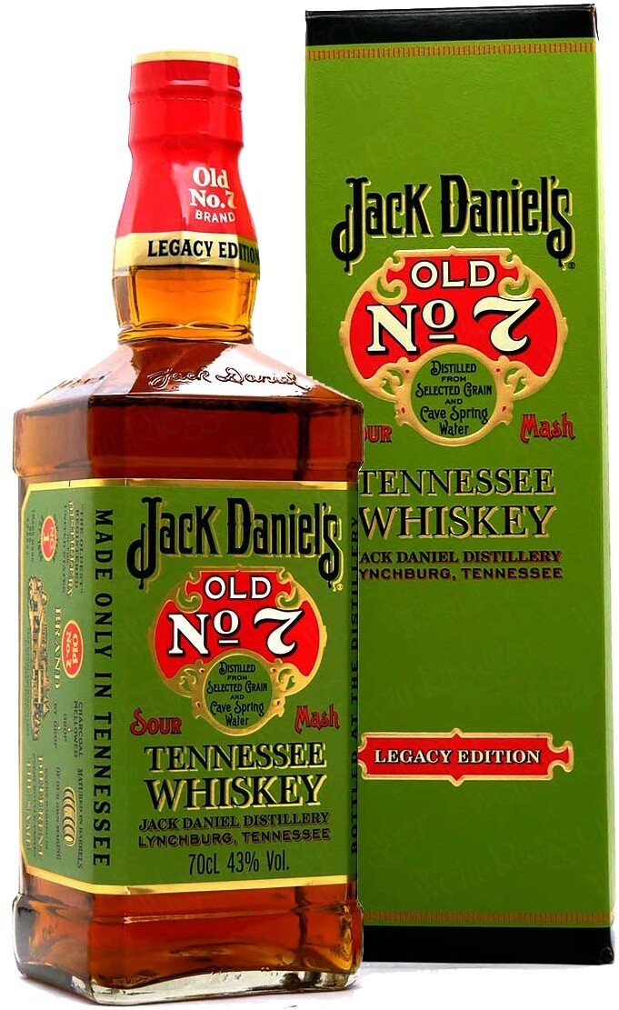 WHISKY JACK DANIEL&#39;S OLD N°7 LEGACY EDITION CL 70
