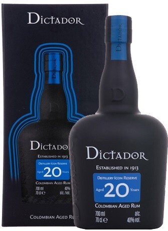 RUM DICTADOR XO RISERVA 20 ANNI CL 70