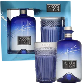 CONFEZIONE GIN AKORI CON GLASS