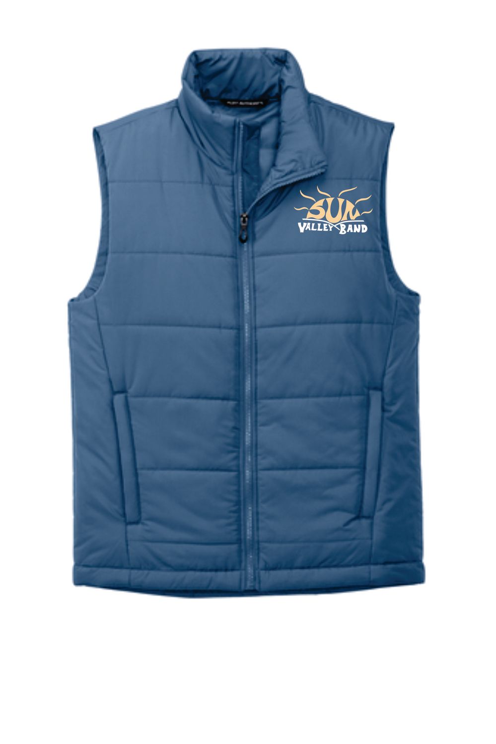 Sun Valley Band Puffer Vest Adult-Blue
