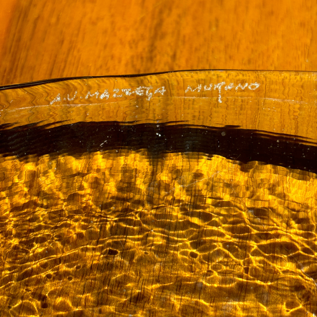 Piatto Mazzega Murano