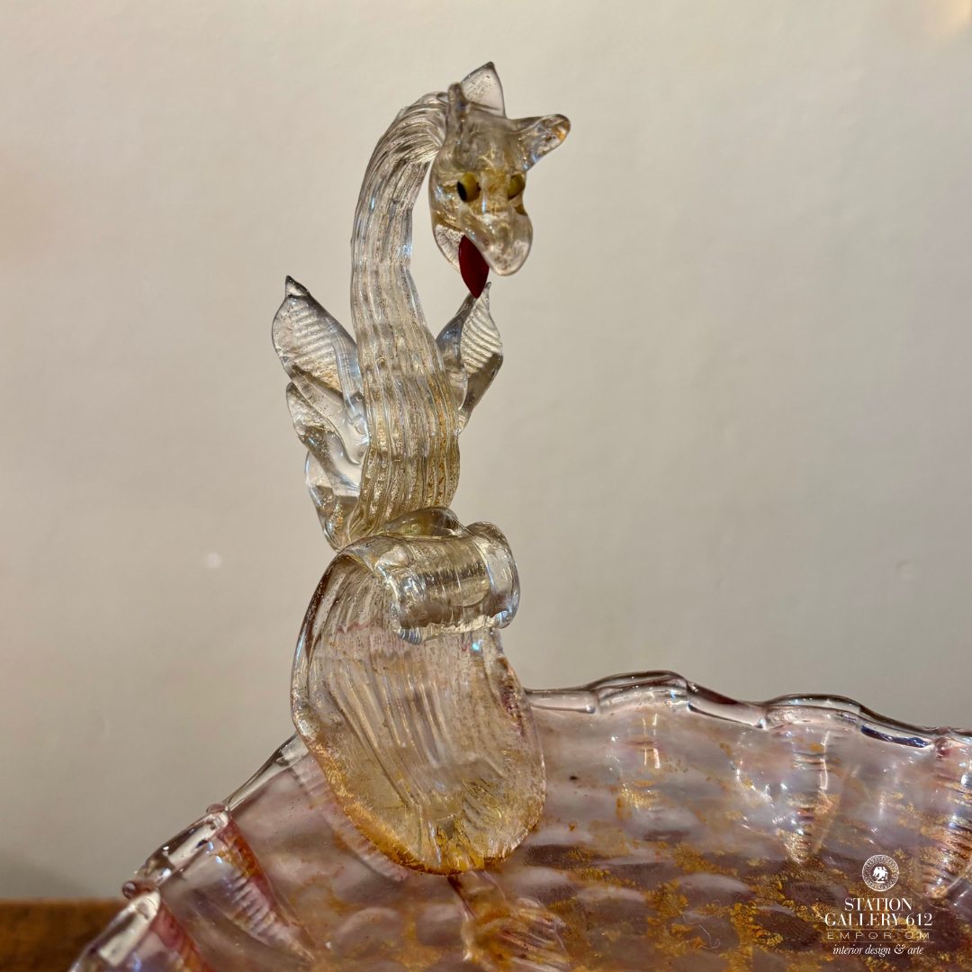 Alzata Salviati realizzata a Murano