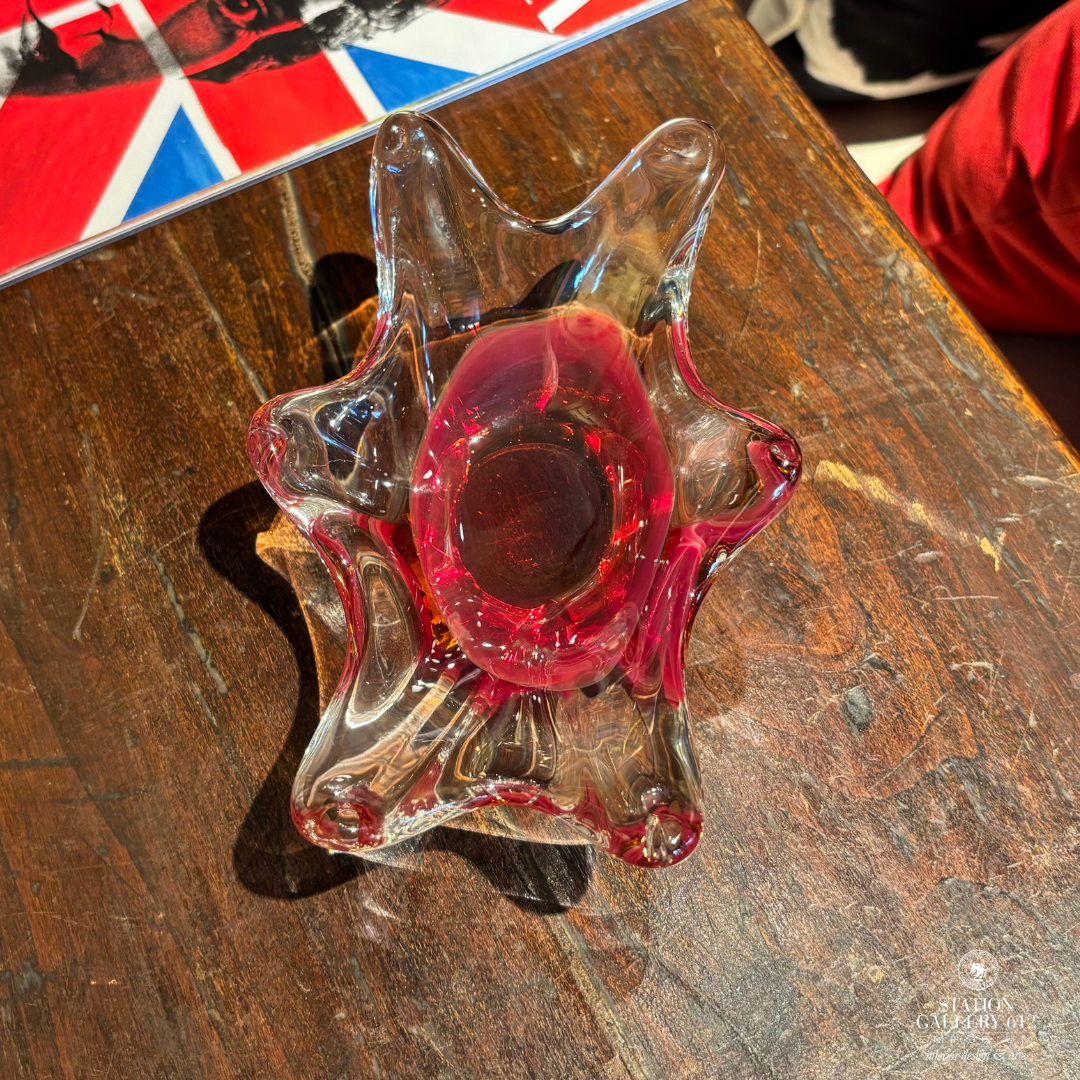 Centrotavola in vetro di Murano