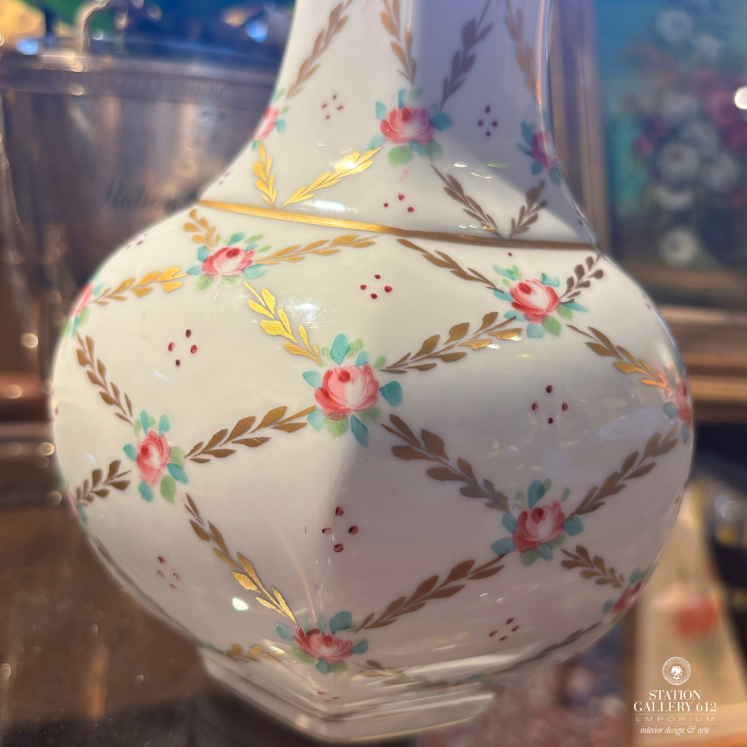 Vaso in porcellana Limouges