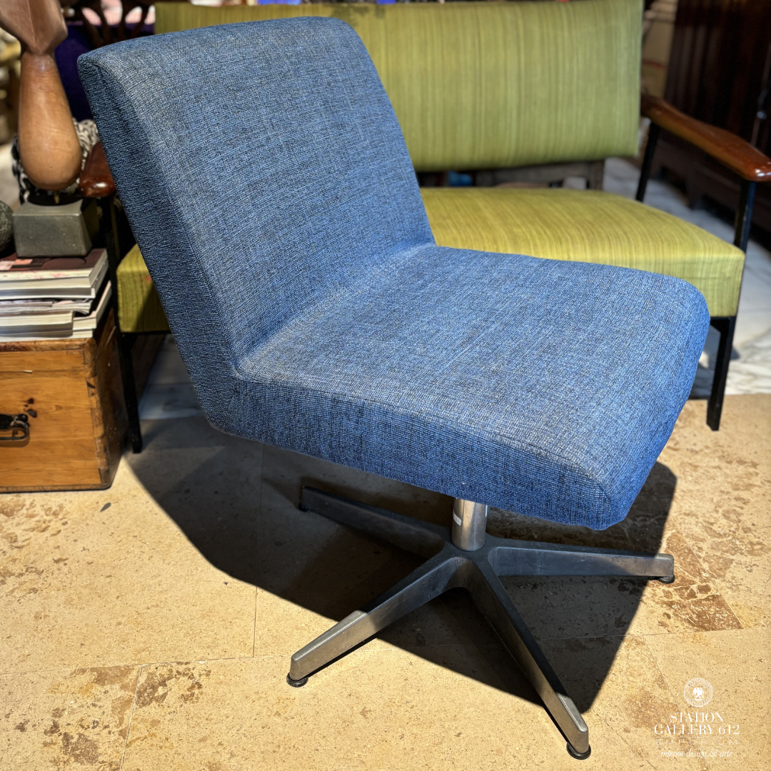 Poltrona girevole vintage