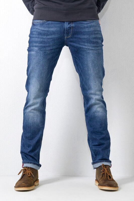 Petrol Industries RUSSEL tapered fit - Vintage Blue Petrol Industries RUSSEL tapered fit - Vintage Blue