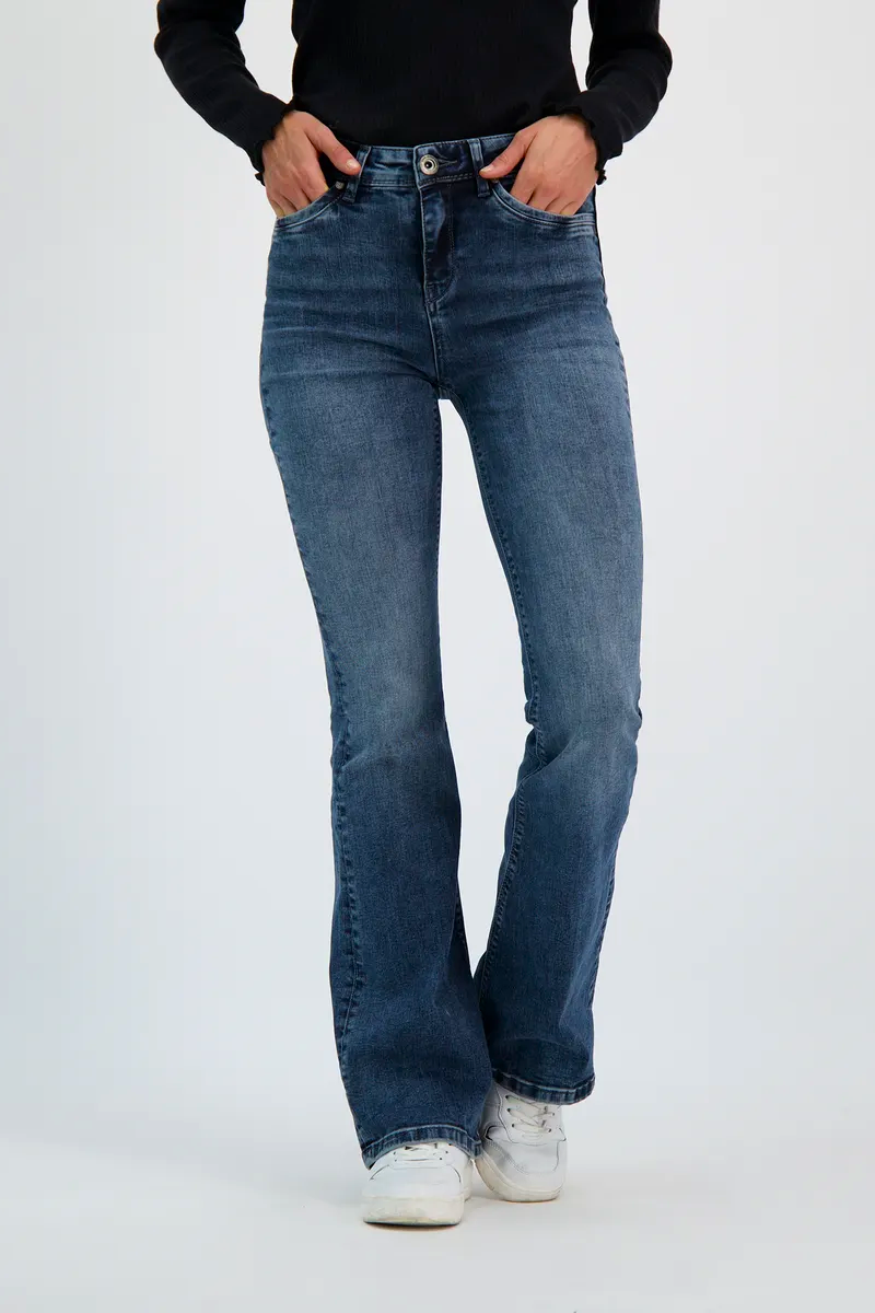 Cars Jeans MICHELLE flared jeans - Blue Black