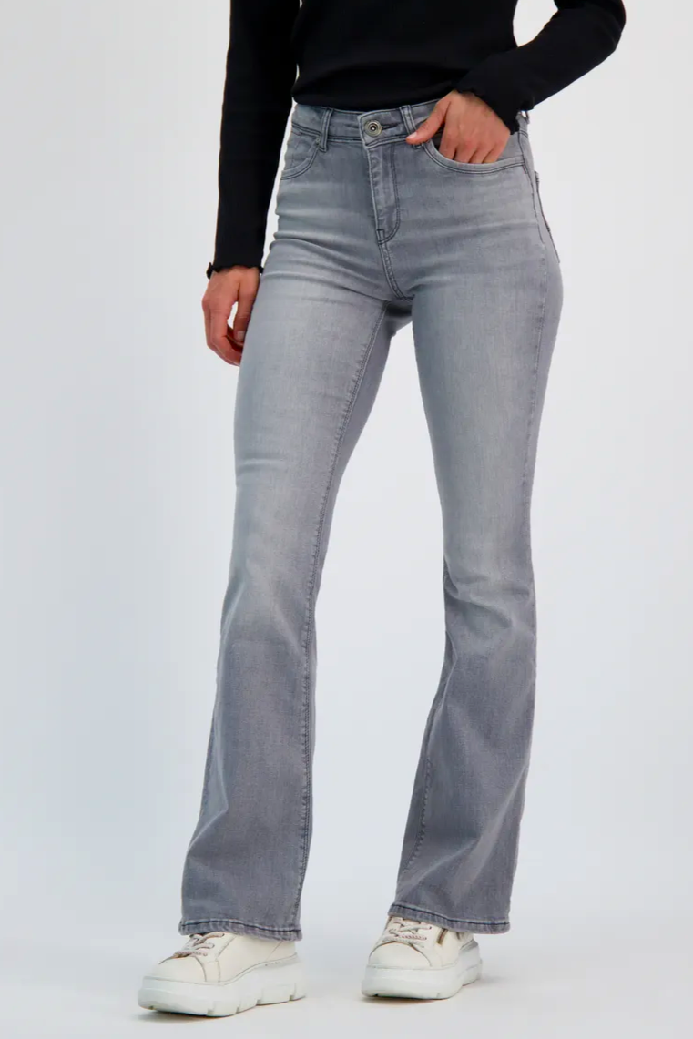 Cars Jeans MICHELLE flared jeans - Grey Used