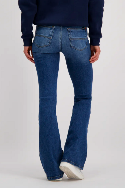 Cars Jeans MICHELLE flared jeans - Stone Used