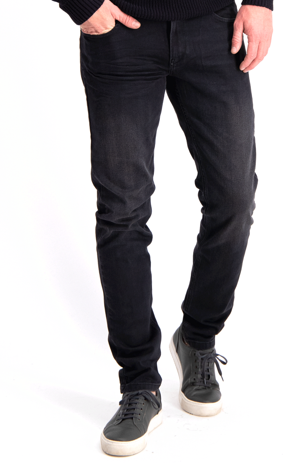 Cars Jeans SHIELD tapered fit - Black Used