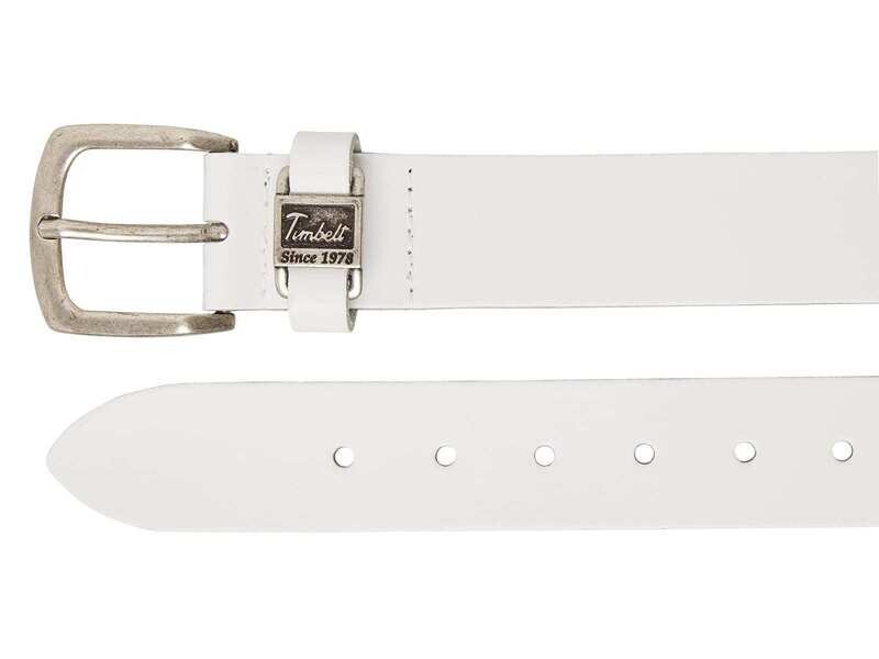 TIMBELT Riem 4 cm 100% leer 460 / Wit