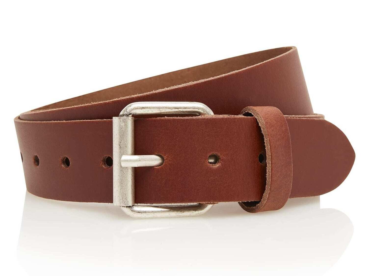 TIMBELT Riem 4 cm 100% leer 416 / Cognac