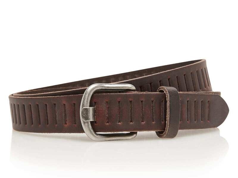 TIMBELT Riem 3 cm 100% leer 426 / Bruin