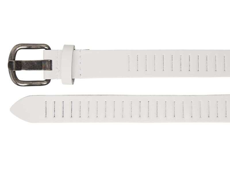 TIMBELT Riem 3 cm 100% leer 426 / Wit