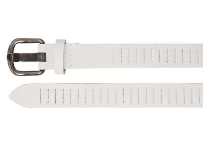 TIMBELT Riem 3 cm 100% leer 426 / Wit