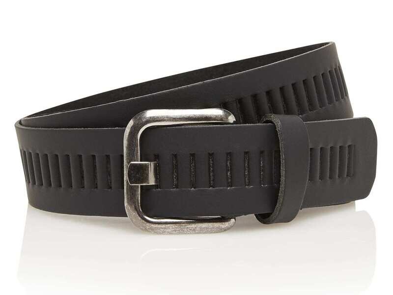 TIMBELT Riem 4 cm 100% leer 427 / Zwart