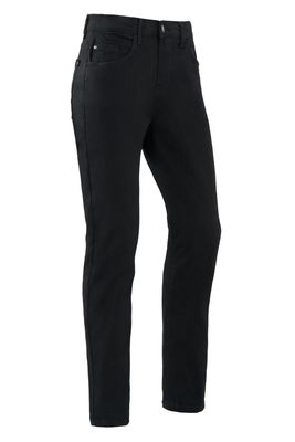 Brams Paris LILY slim fit - Black Twill