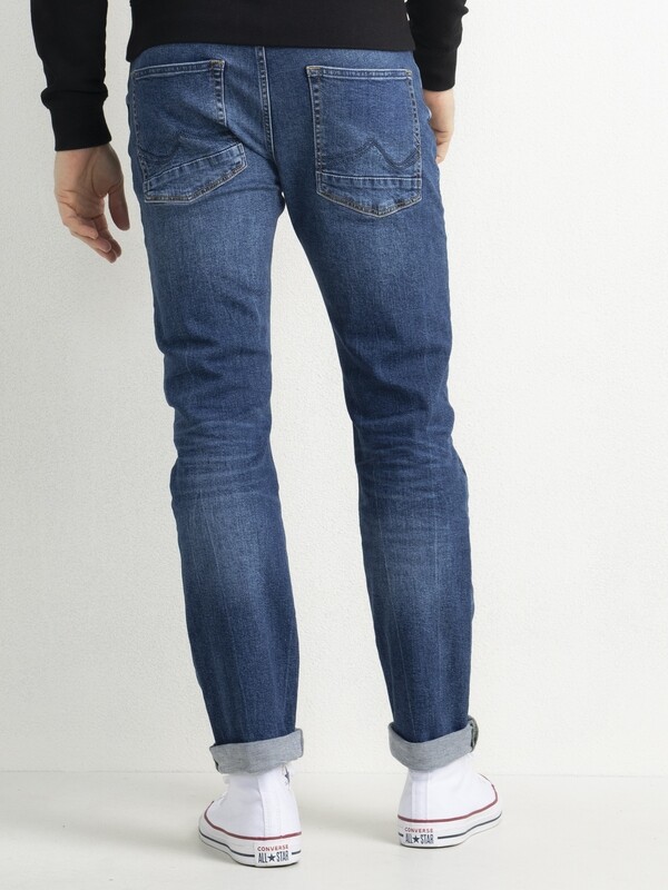 Petrol Industries SEAHAM- slim fit - Bright indigo