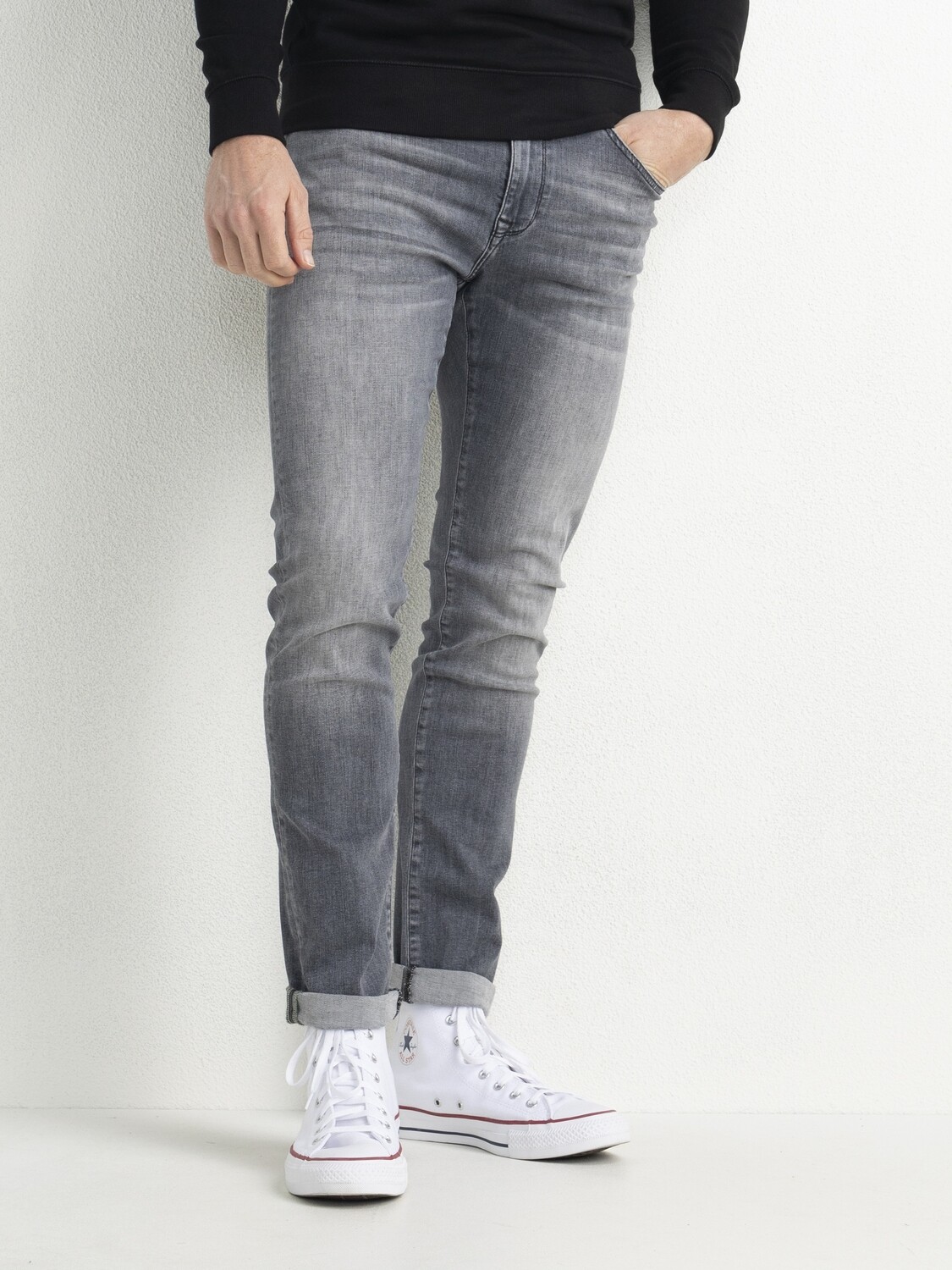 Petrol Industries SEAHAM- slim fit - Grey Used
