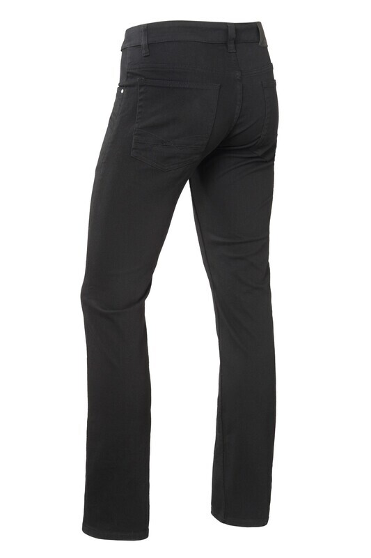 Brams Paris DANNY regular fit - Black Twill