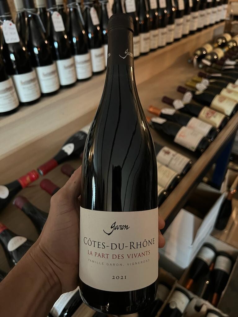 La part du vivant  Côtes du Rhône - 1.5L - Domaine Garon