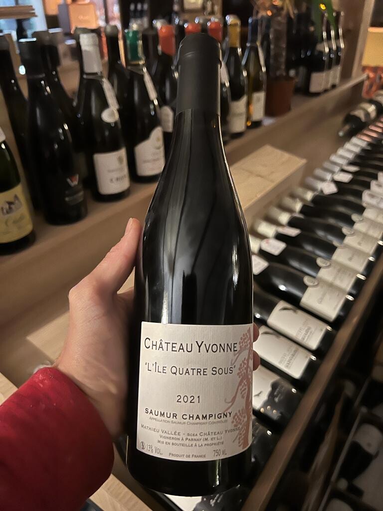 L&#39;île Quatre Sous - Château Yvonne - Saumur Champigny - Rouge - 2021