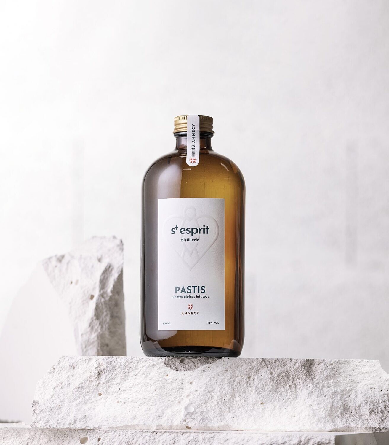 Pastis de plantes alpines infusées- 50cl - Distillerie du Saint Esprit