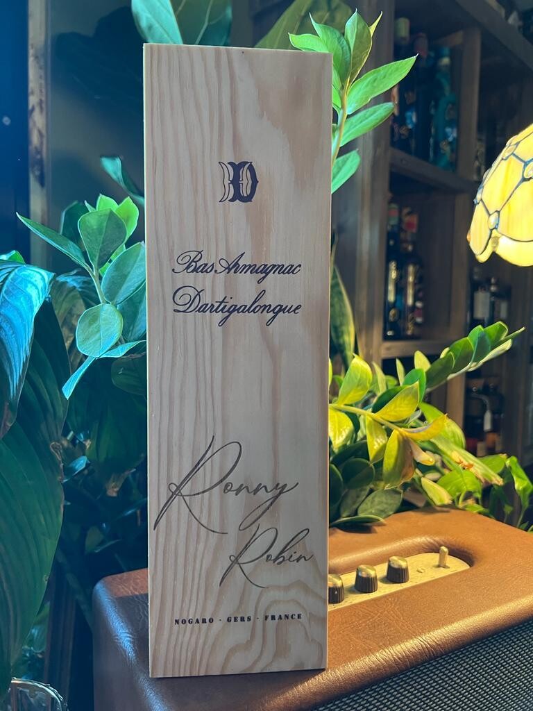 Bas-Armagnac Dartigalongue Votre Année en coffret Bois Personnalisé