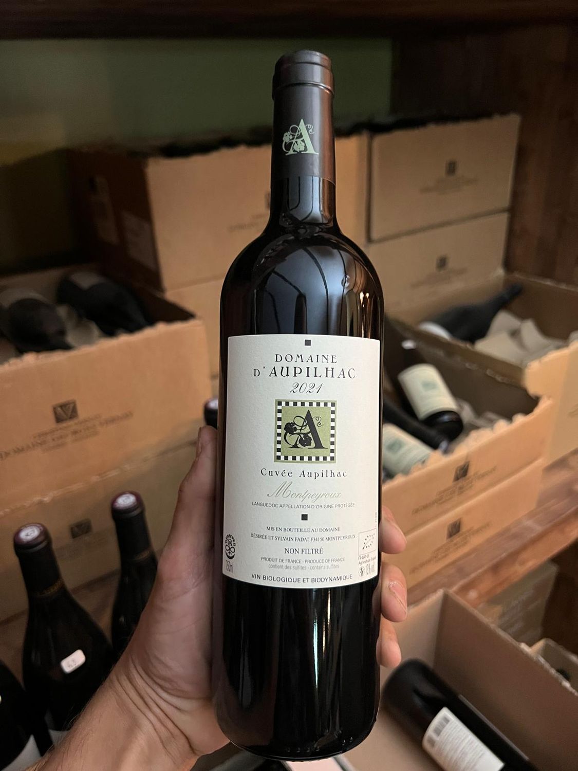 MONTPEYROUX CUVEE AUPILHAC - AOP LANGUEDOC - 75cl - 2021
