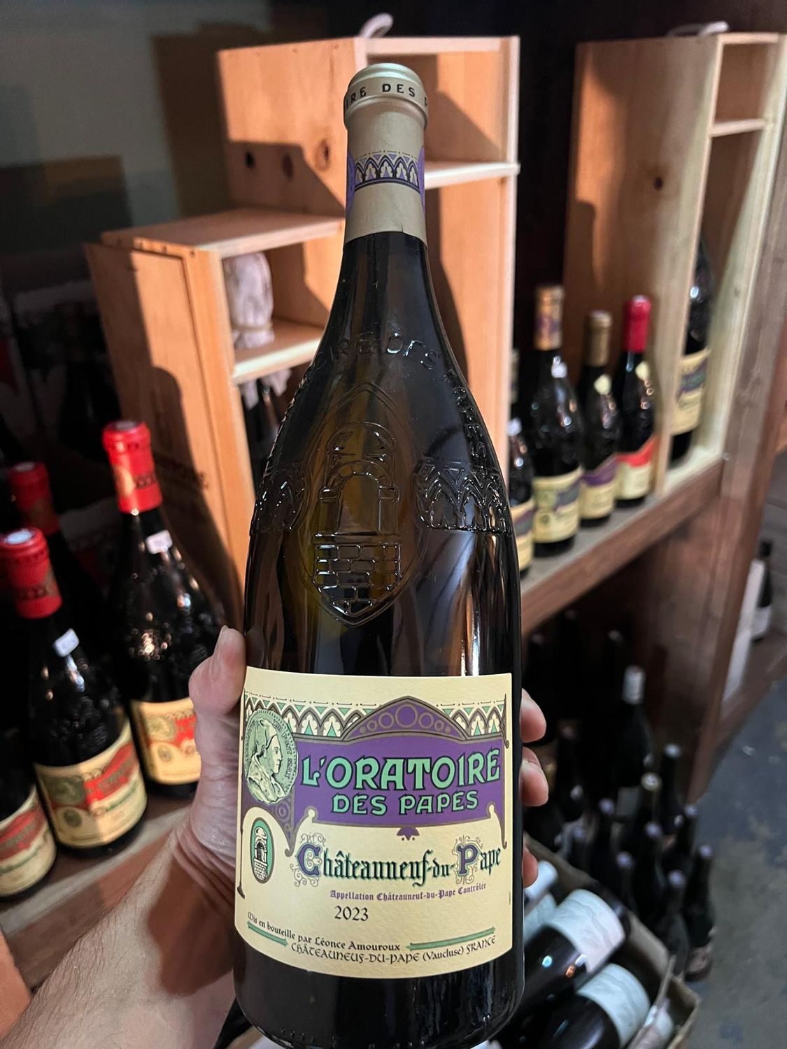 L&#39;Oratoire des Papes - Blanc - 2023 - Mag de 1.5L