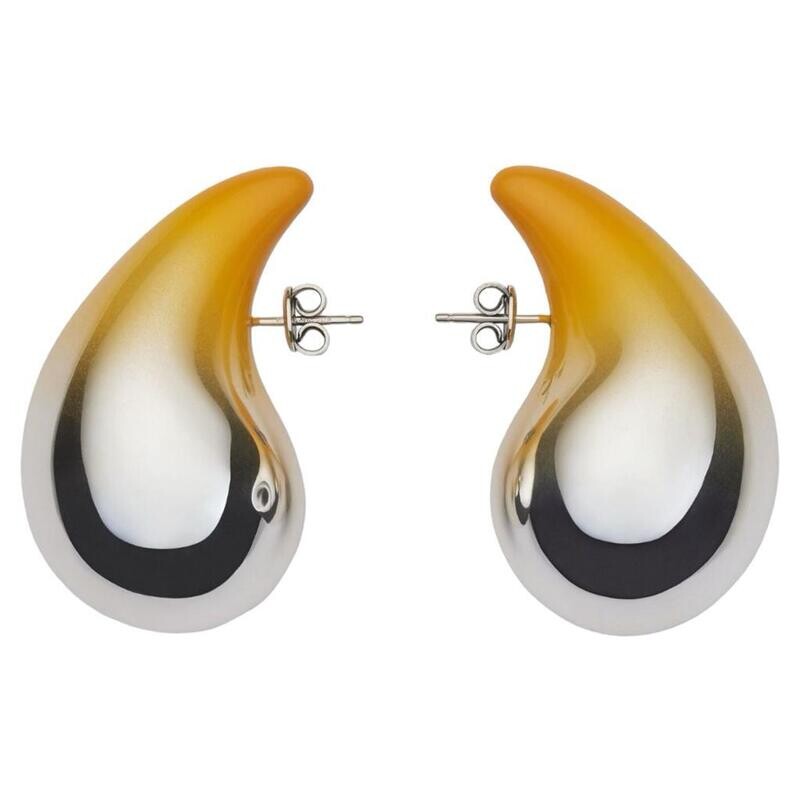 Mango Teardrop Hoop Earring