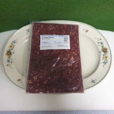 Hirsch-Hackfleisch für Burger/Bolongnaise/Buletten