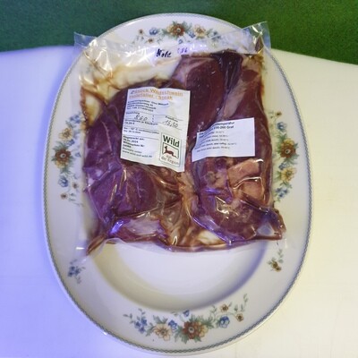 Wildschwein-Holzfäller-Steak