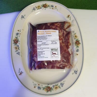 Wildschwein-Nacken-Steak