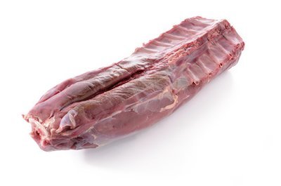 Reh-Rücken mit Knochen-zum Braten