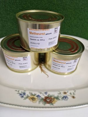 Wildschwein-Mettwurst 400 g