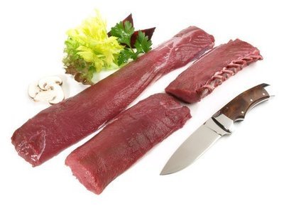 Reh-Rücken-Lachsbraten (ca. 580 g) 2 Stücke, zum Kurzbraten oder für Medaillons, der Reh-Lachsbraten ist ein besonders zartes und geschmackvolles Stück Fleisch. Ideal für schnelle Zubereitung Reh-Rücken-Lachsbraten (ca. 580 g) 2 Stücke, zum Kurzbraten oder für Medaillons, der Reh-Lachsbraten ist ein besonders zartes und geschmackvolles Stück Fleisch. Ideal für schnelle Zubereitung