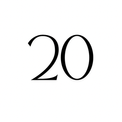 taglia 20