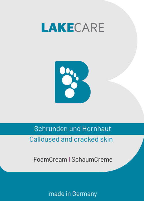 LAKECARE Schrunden und Hornhaut Schaum Creme